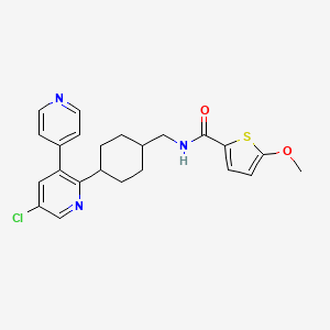 N-((trans-4-(5-Chloro-[3,4'-bipyridin]-2-yl)cyclohexyl)methyl)-5-methoxythiophene-2-carboxamide