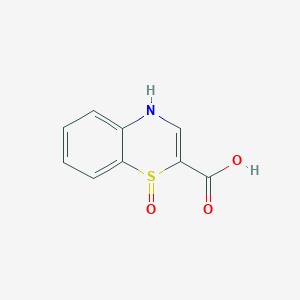 4h-1,4-Benzothiazine-2-carboxylic acid, 1-oxide