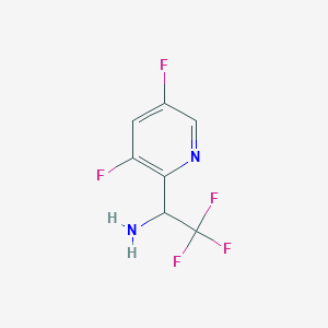 1-(3,5-Difluoropyridin-2-yl)-2,2,2-trifluoroethanamine