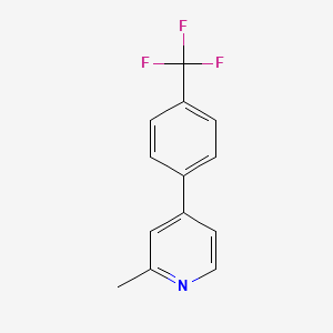 Pyridine, 2-methyl-4-[4-(trifluoromethyl)phenyl]-