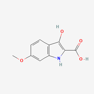 3-Hydroxy-6-methoxy-1H-indole-2-carboxylicacid