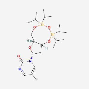 5-Methyl-1-((6aR,8R,9aS)-2,2,4,4-tetraisopropyltetrahydro-6H-furo[3,2-f][1,3,5,2,4]trioxadisilocin-8-yl)pyrimidin-2(1H)-one