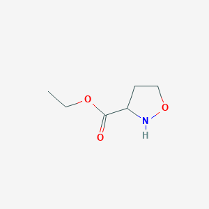 3-Isoxazolidinecarboxylic acid ethyl ester