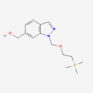 (1-((2-(Trimethylsilyl)ethoxy)methyl)-1H-indazol-6-yl)methanol