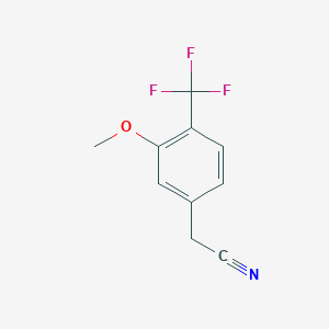 3-Methoxy-4-(trifluorometyl)phenylacetonitrile