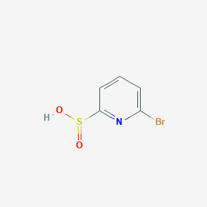 molecular formula C5H4BrNO2S B13122550 6-Bromopyridine-2-sulfinicacid 