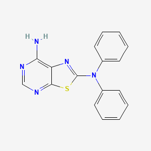 N,N-Diphenylthiazolo[5,4-D]pyrimidine-2,7-diamine