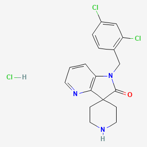 1'-(2,4-Dichlorobenzyl)spiro[piperidine-4,3'-pyrrolo[3,2-b]pyridin]-2'(1'H)-one hydrochloride