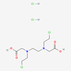 2-[2-[Carboxymethyl(2-chloroethyl)amino]ethyl-(2-chloroethyl)amino]acetic acid;dihydrochloride