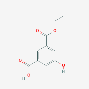 molecular formula C10H10O5 B13122640 3-(Ethoxycarbonyl)-5-hydroxybenzoicacid 