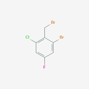 2-Bromo-6-chloro-4-fluorobenzylbromide