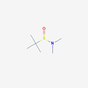 molecular formula C6H15NOS B13122676 (R)-N,N,2-Trimethylpropane-2-sulfinamide 