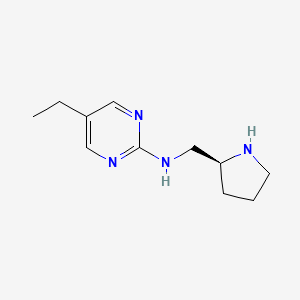 (S)-5-Ethyl-N-(pyrrolidin-2-ylmethyl)pyrimidin-2-amine