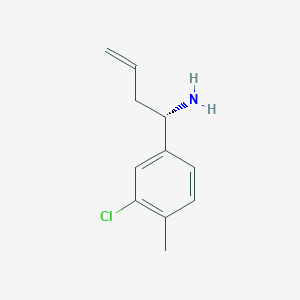 (S)-1-(3-Chloro-4-methylphenyl)but-3-en-1-amine