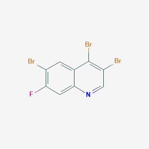 3,4,6-Tribromo-7-fluoroquinoline