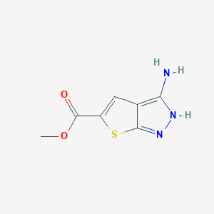 Methyl3-amino-1H-thieno[2,3-c]pyrazole-5-carboxylate