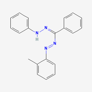 molecular formula C20H18N4 B13122830 o-Tolyltetrazolium Red Formazan 