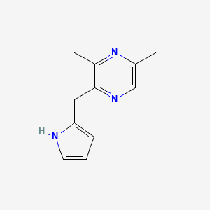 Pyrazine, 2-(2-pyrrylmethyl)-3,5-dimethyl