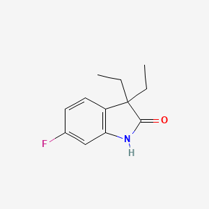 3,3-Diethyl-6-fluoroindolin-2-one