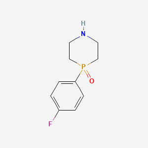 molecular formula C10H13FNOP B13122871 4-(4-Fluorophenyl)-1,4-azaphosphinane4-oxide 