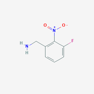 (3-Fluoro-2-nitrophenyl)methanamine