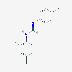 molecular formula C17H20N2 B131229 Methanimidamide, N,N'-bis(2,4-dimethylphenyl)- CAS No. 16596-04-6