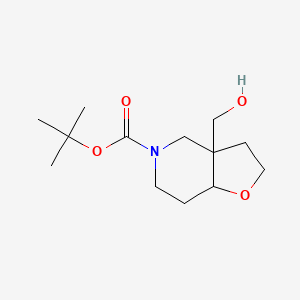 tert-butyl 3a-(hydroxymethyl)hexahydrofuro[3,2-c]pyridine-5(6H)-carboxylate