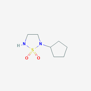 2-Cyclopentyl-1,2,5-thiadiazolidine 1,1-dioxide