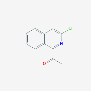 1-(3-Chloroisoquinolin-1-yl)ethan-1-one