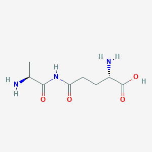 molecular formula C8H15N3O4 B13122988 N5-(L-Alanyl)-L-glutamine CAS No. 1821721-75-8