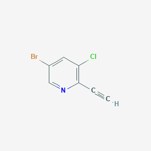 5-Bromo-3-chloro-2-ethynylpyridine