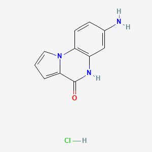 7-Aminopyrrolo[1,2-a]quinoxalin-4(5H)-one hydrochloride