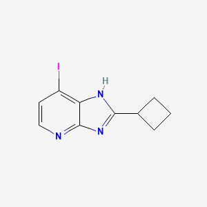 2-Cyclobutyl-7-iodo-3h-imidazo[4,5-b]pyridine