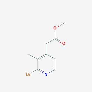 Methyl 2-bromo-3-methylpyridine-4-acetate