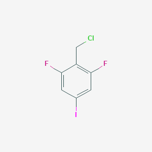 2-(Chloromethyl)-1,3-difluoro-5-iodobenzene