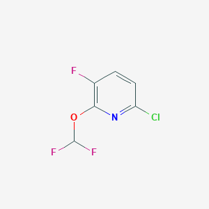 6-Chloro-2-(difluoromethoxy)-3-fluoropyridine