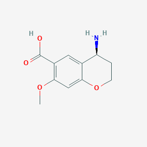 (S)-4-amino-7-methoxychromane-6-carboxylicacidhydrochloride