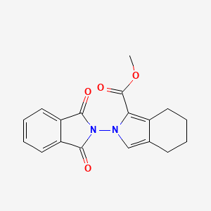 Methyl 2-(1,3-dioxoisoindol-2-yl)-4,5,6,7-tetrahydroisoindole-1-carboxylate