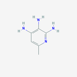 molecular formula C6H10N4 B13123250 6-Methylpyridine-2,3,4-triamine CAS No. 856835-00-2