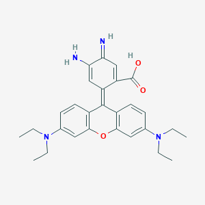 4,5-Diamino-2-(3,6-bis(diethylamino)xanthylium-9-yl)benzoate