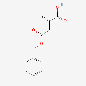 molecular formula C12H12O4 B1312336 2-[2-(苯甲氧基)-2-氧代乙基]丙烯酸 CAS No. 48162-88-5