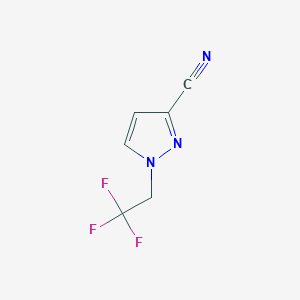 1-(2,2,2-Trifluoroethyl)-1H-pyrazole-3-carbonitrile