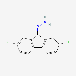 (2,7-Dichlorofluoren-9-ylidene)hydrazine