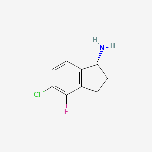 (R)-5-Chloro-4-fluoro-2,3-dihydro-1H-inden-1-amine