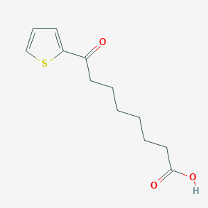 molecular formula C12H16O3S B1312342 8-Oxo-8-(2-thienyl)octanoic acid CAS No. 362669-55-4