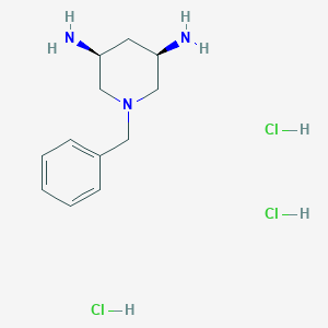 (3R,5S)-1-benzylpiperidine-3,5-diamine trihydrochloride