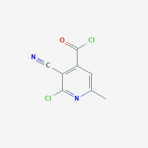 2-Chloro-3-cyano-6-methylisonicotinoylchloride