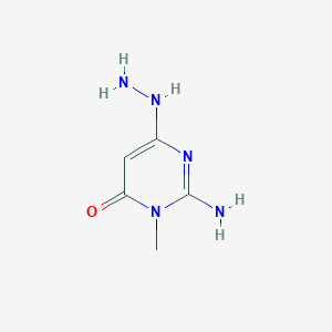 2-Amino-6-hydrazinyl-3-methylpyrimidin-4(3H)-one