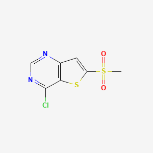 4-Chloro-6-(methylsulfonyl)thieno[3,2-d]pyrimidine