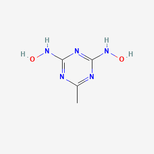 N,N'-(6-Methyl-1,3,5-triazine-2,4-diyl)bis(hydroxylamine)